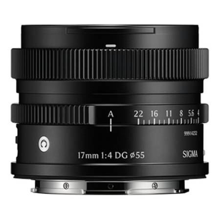 Sigma C 17mm F4 DG - obiektyw stałoogniskowy, Sony E_Obiektyw z boku_2